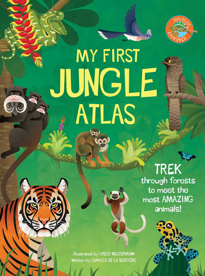 My First Jungle Atlas book cover by Camilla De La Bedoyere