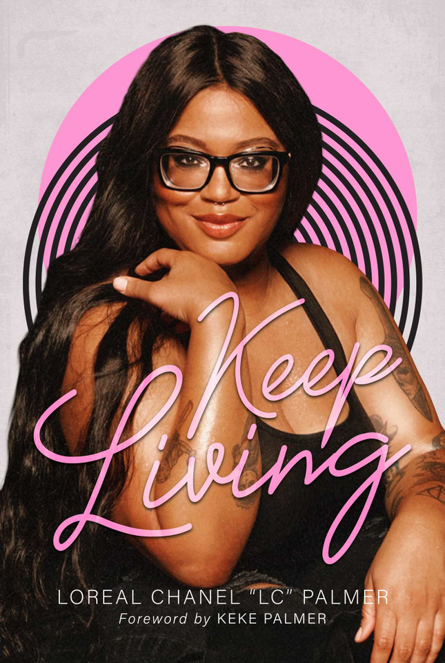 Keep Living book cover by Loreal Chanel "LC" Palmer
