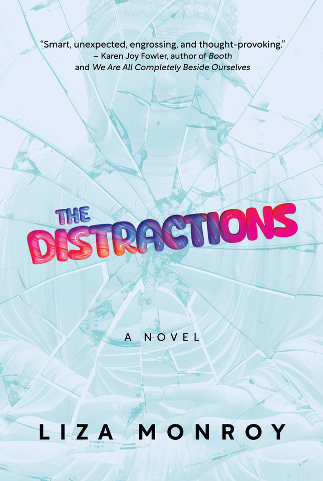 The Distractions book cover by Liza Monroy