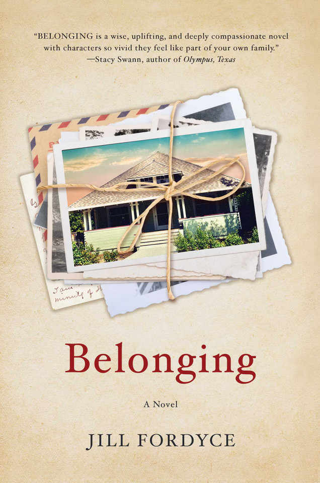 Belonging book cover by Jill Fordyce