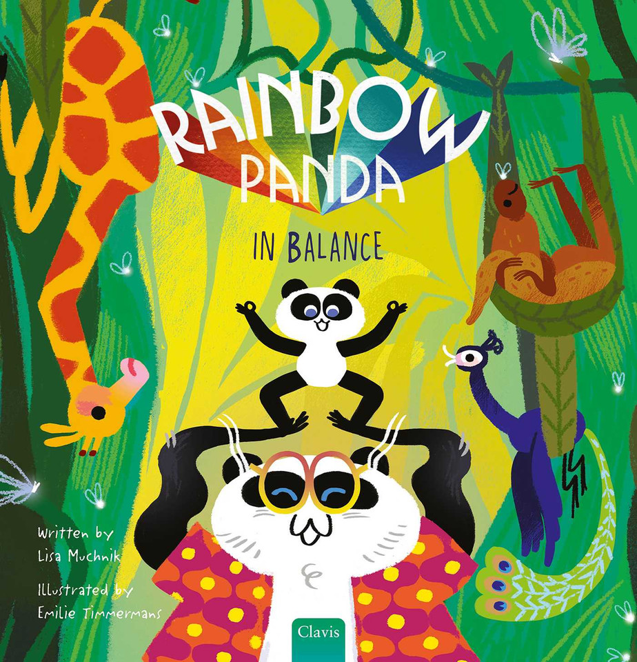 Rainbow Panda in Balance (Rainbow Panda) book cover by Lisa Muchnik