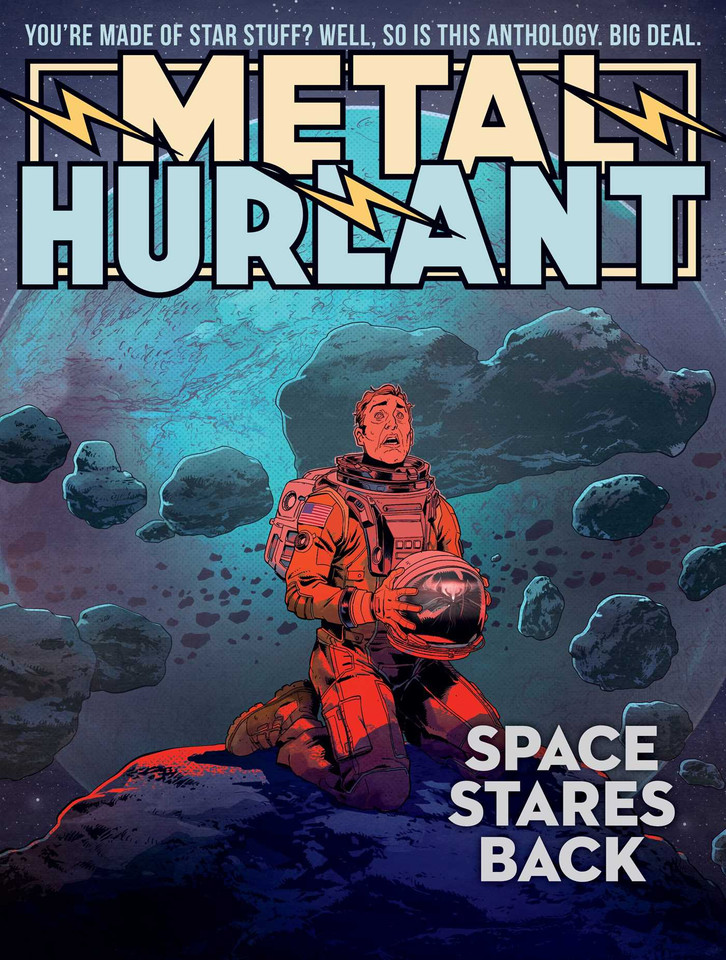Metal Hurlant: Space Stares Back (Metal Hurlant) book cover by Philippe Druillet, Moebius, Jean-Pierre Dionnet