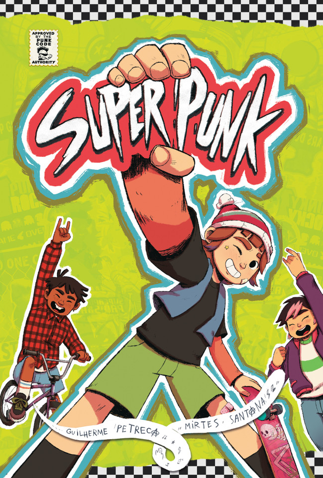 Superpunk book cover by Mirtes Santana