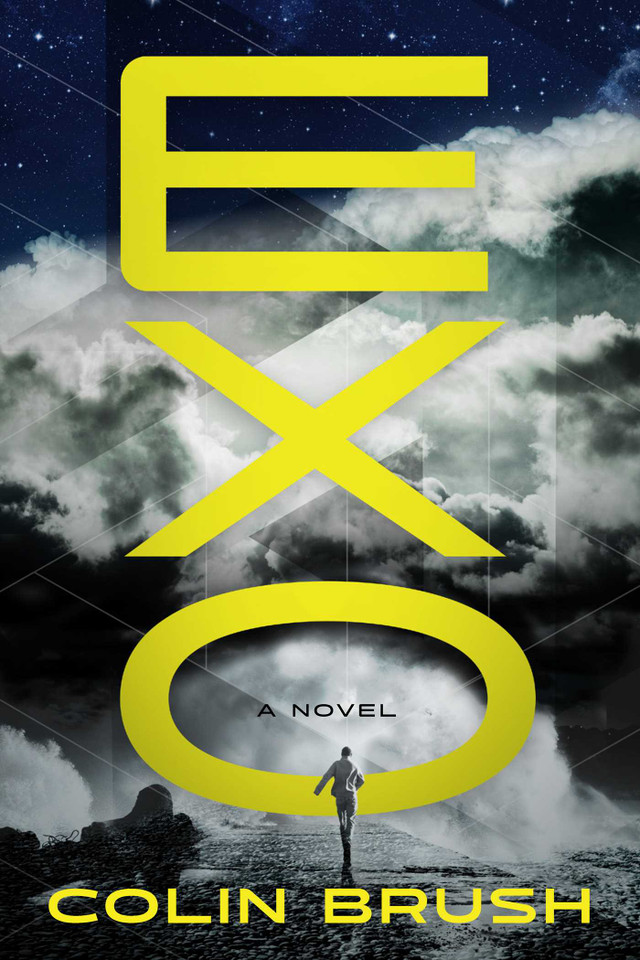 Exo: A Novel book cover by Colin Brush
