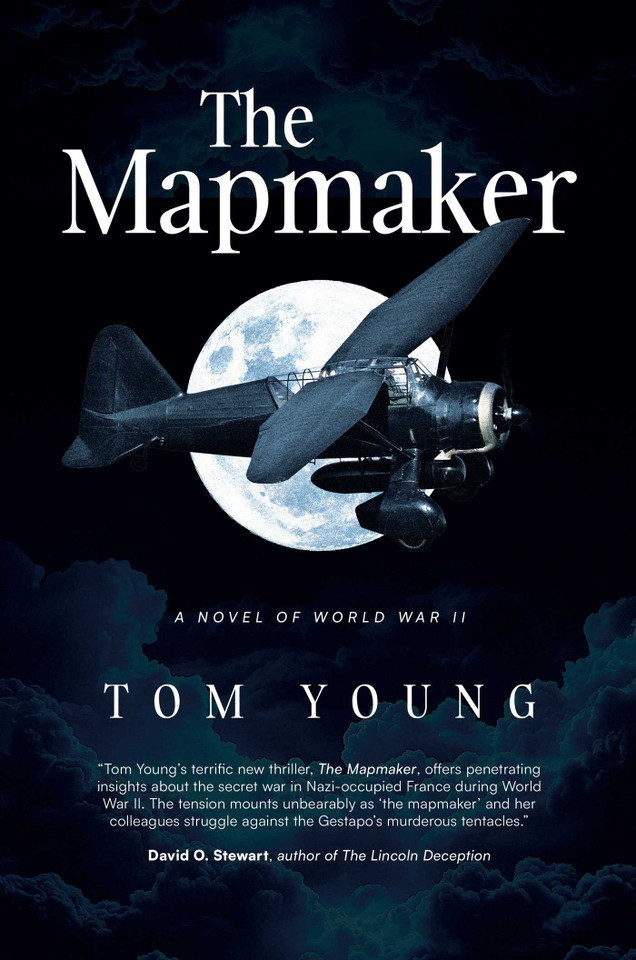 The Mapmaker: A Novel of World War II book cover by Tom Young