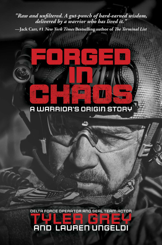Forged in Chaos: A Warrior's Origin Story book cover by Tyler Grey, Lauren Ungeldi