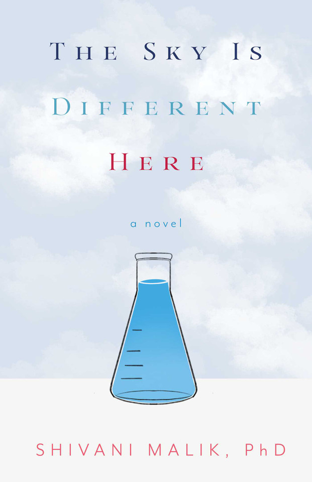 The Sky is Different Here: A Novel book cover by Shivani Malik, PhD