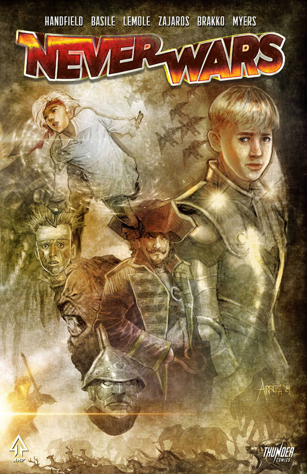 NeverWars book cover by Don Handfield
