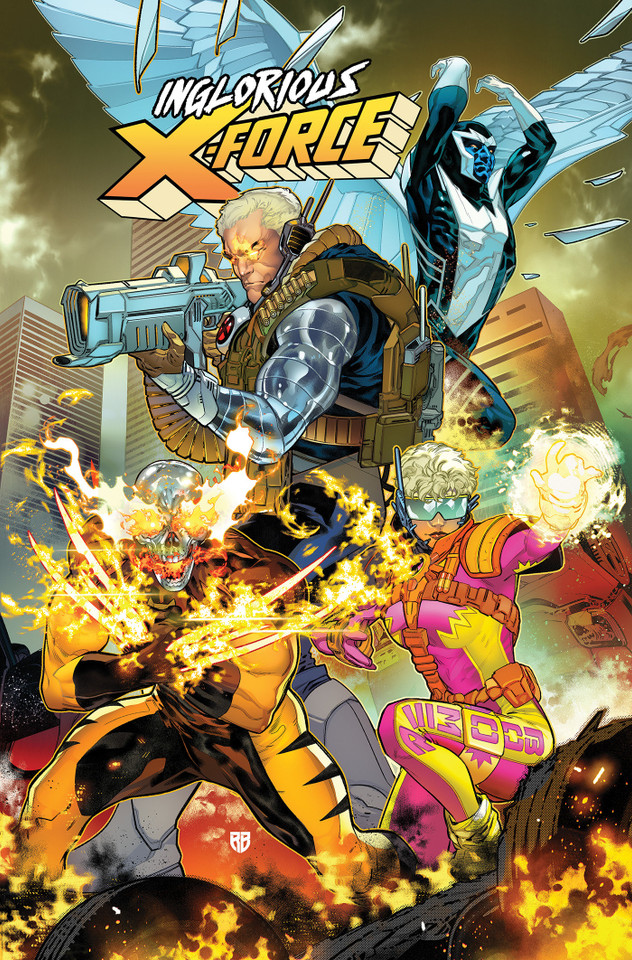 Inglorious X-Force Vol. 1 (INGLORIOUS X-FORCE) book cover by Tim Seeley, Jordan Blum