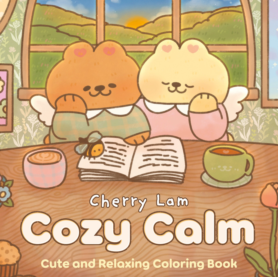Cozy Calm: Cute and Relaxing Coloring Book book cover by Cherry Lam