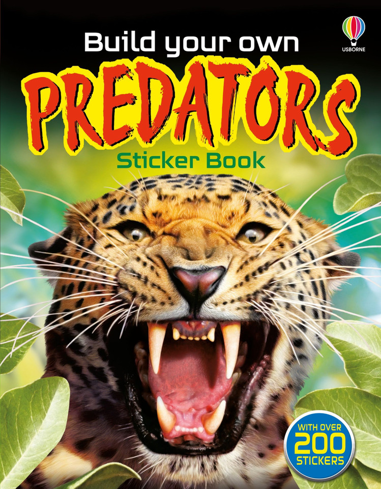 Build Your Own Predators (Build Your Own Sticker Book) book cover by Simon Tudhope