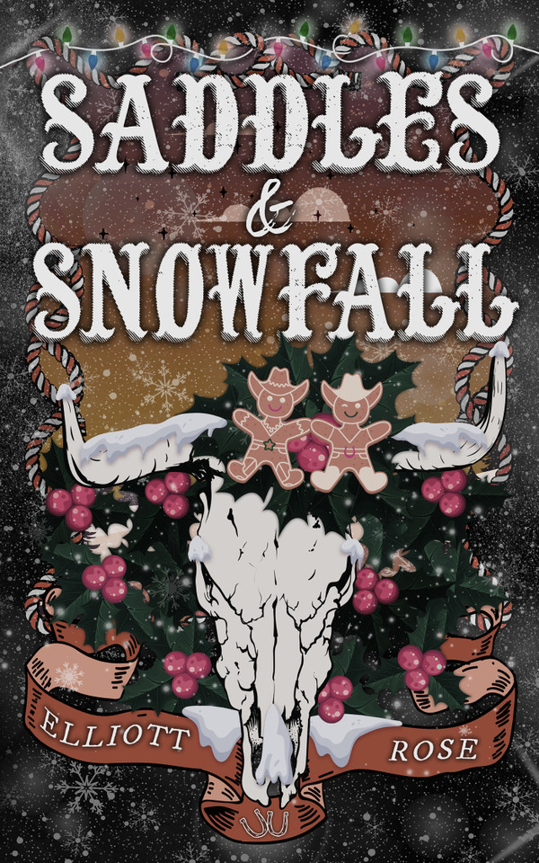 Saddles and Snowfall (Crimson Ridge) book cover by Elliott Rose