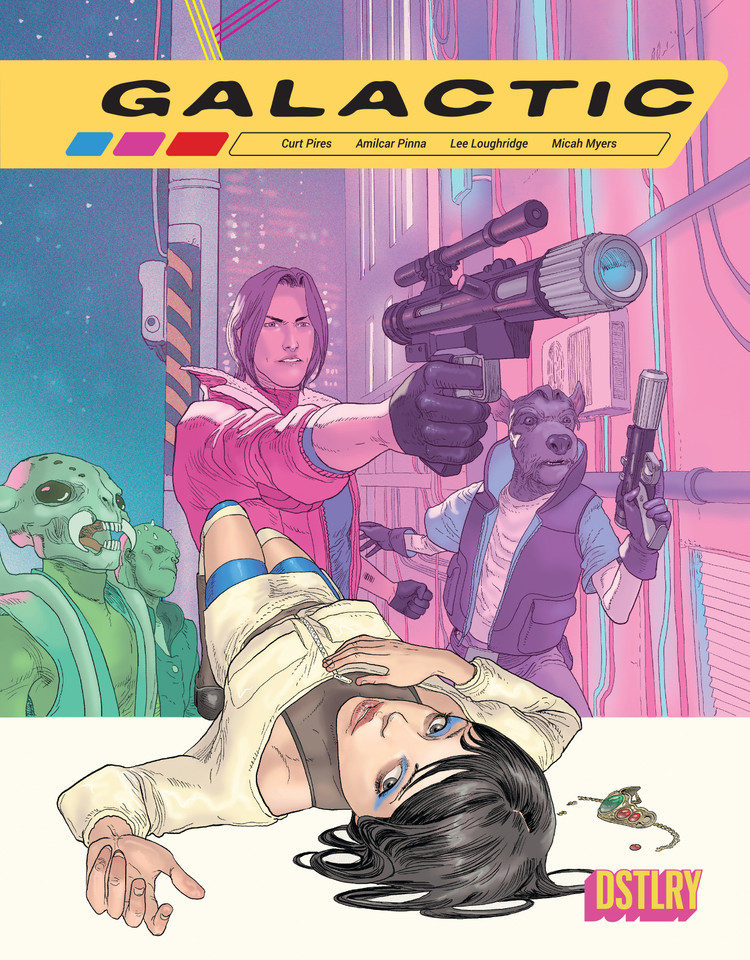 Galactic book cover by Curt Pires
