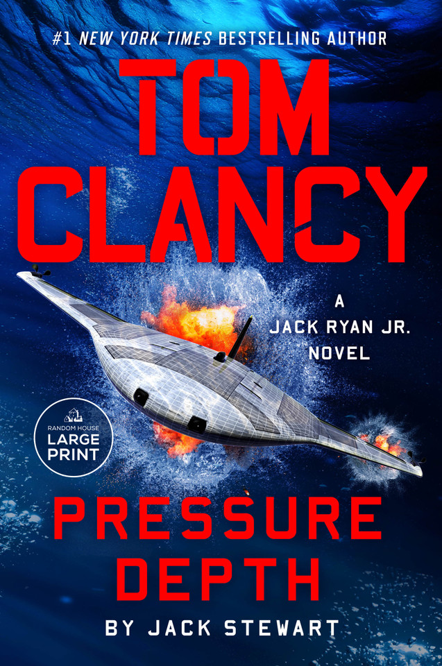 Tom Clancy Pressure Depth (A Jack Ryan Jr. Novel) book cover by Jack Stewart