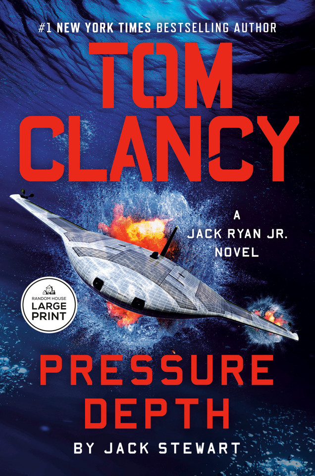 Tom Clancy Pressure Depth (A Jack Ryan Jr. Novel) book cover by Jack Stewart