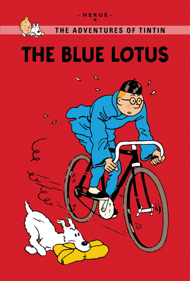The Blue Lotus (The Adventures of Tintin: Young Readers Edition) book cover by Hergé