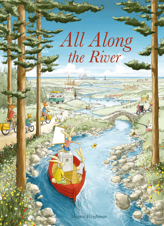 All Along the River book cover by Magnus Weightman
