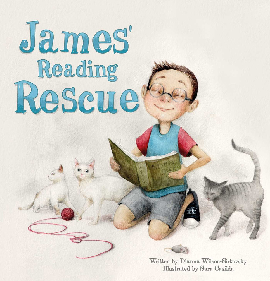 James' Reading Rescue book cover by Dianna Wilson-Sirkovsky