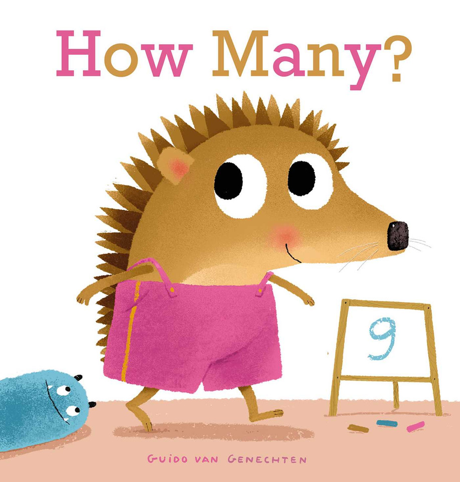 How Many? book cover by Guido  Van Genechten