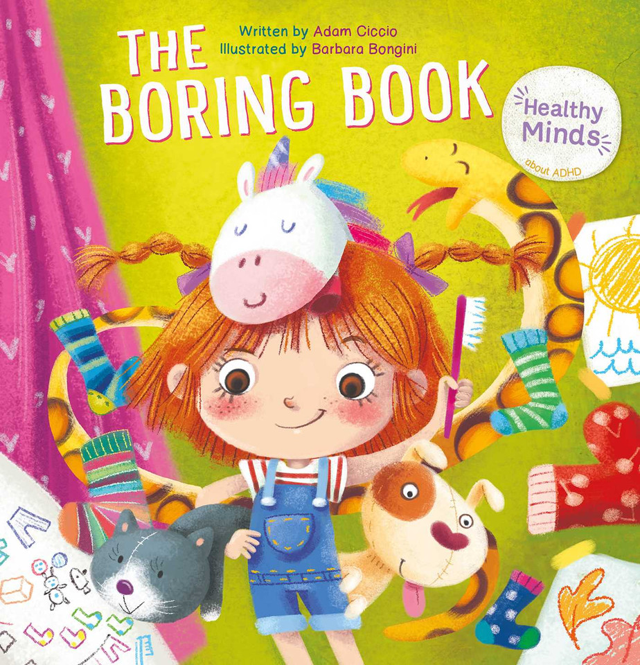 The Boring Book (Healthy Minds) book cover by Adam Ciccio