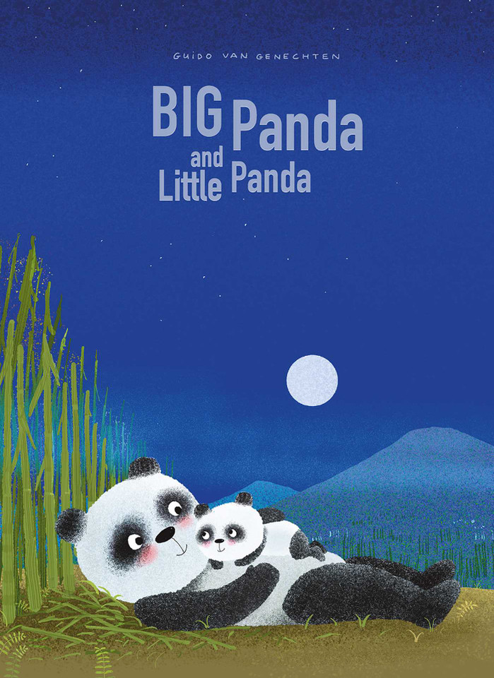Big Panda and Little Panda book cover by Guido  Van Genechten