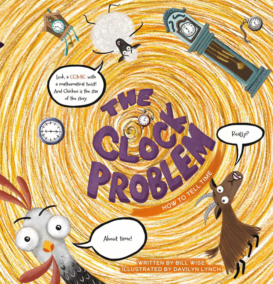 The Clock Problem: How to Tell Time (Hilariously Simple Math) book cover by Bill Wise