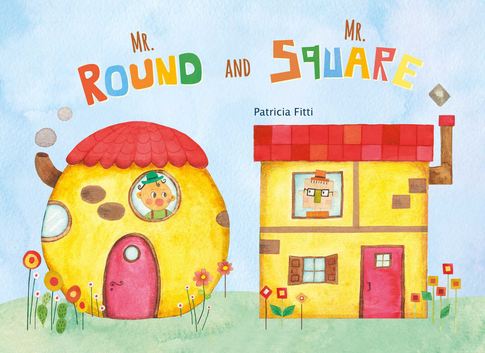 Mr. Round and Mr. Square book cover by Patricia Fitti