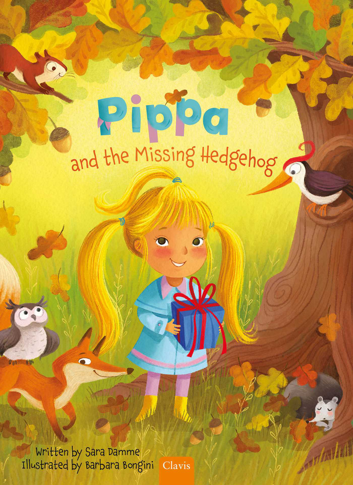 Pippa and the Missing Hedgehog (Pippa) book cover by Sara Damme