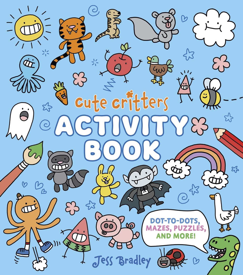 Cute Critters Activity Book: Dot-to-Dots, Mazes, Puzzles and More! book cover by Woolley
