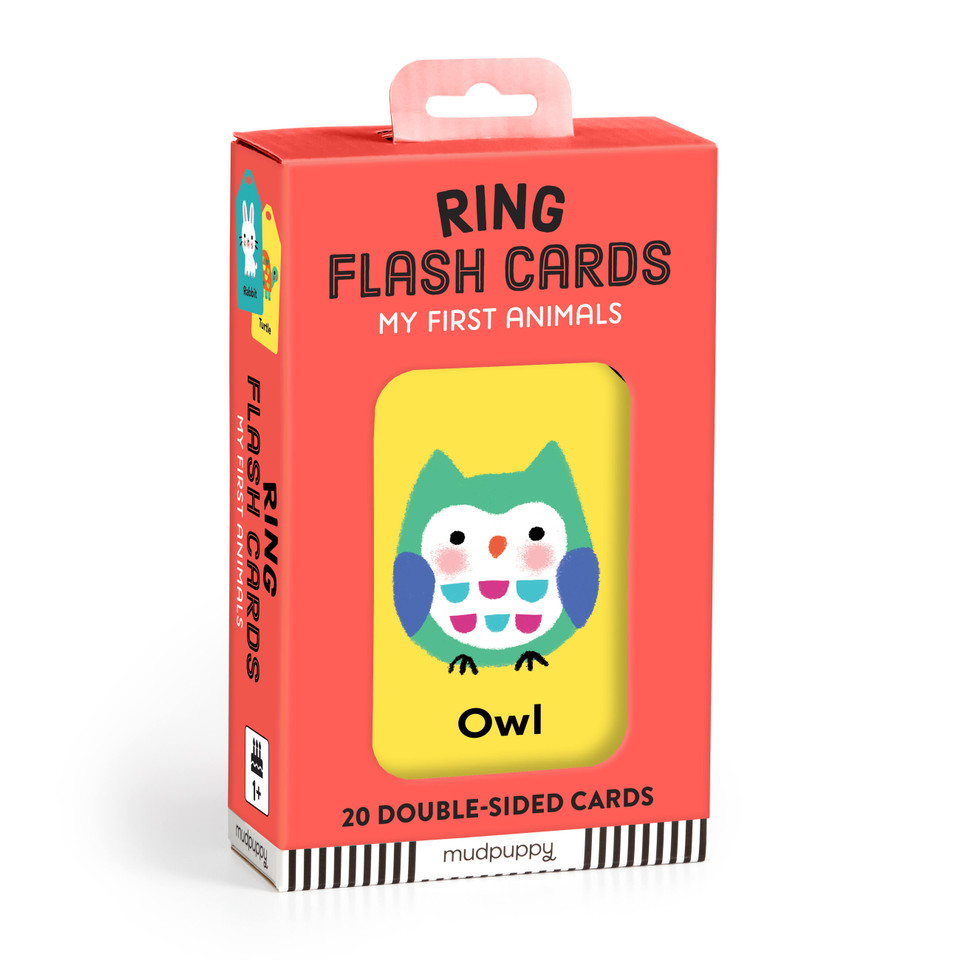 My First Animals Ring Flash Cards book cover by Mudpuppy