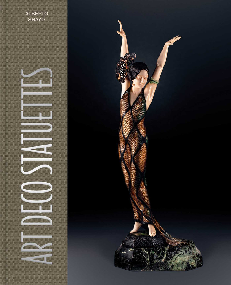 Art Deco Statuettes book cover by Alberto Shayo