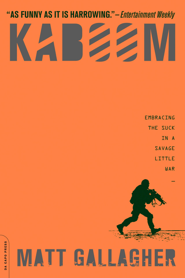 Kaboom: Embracing the Suck in a Savage Little War book cover by Matt Gallagher