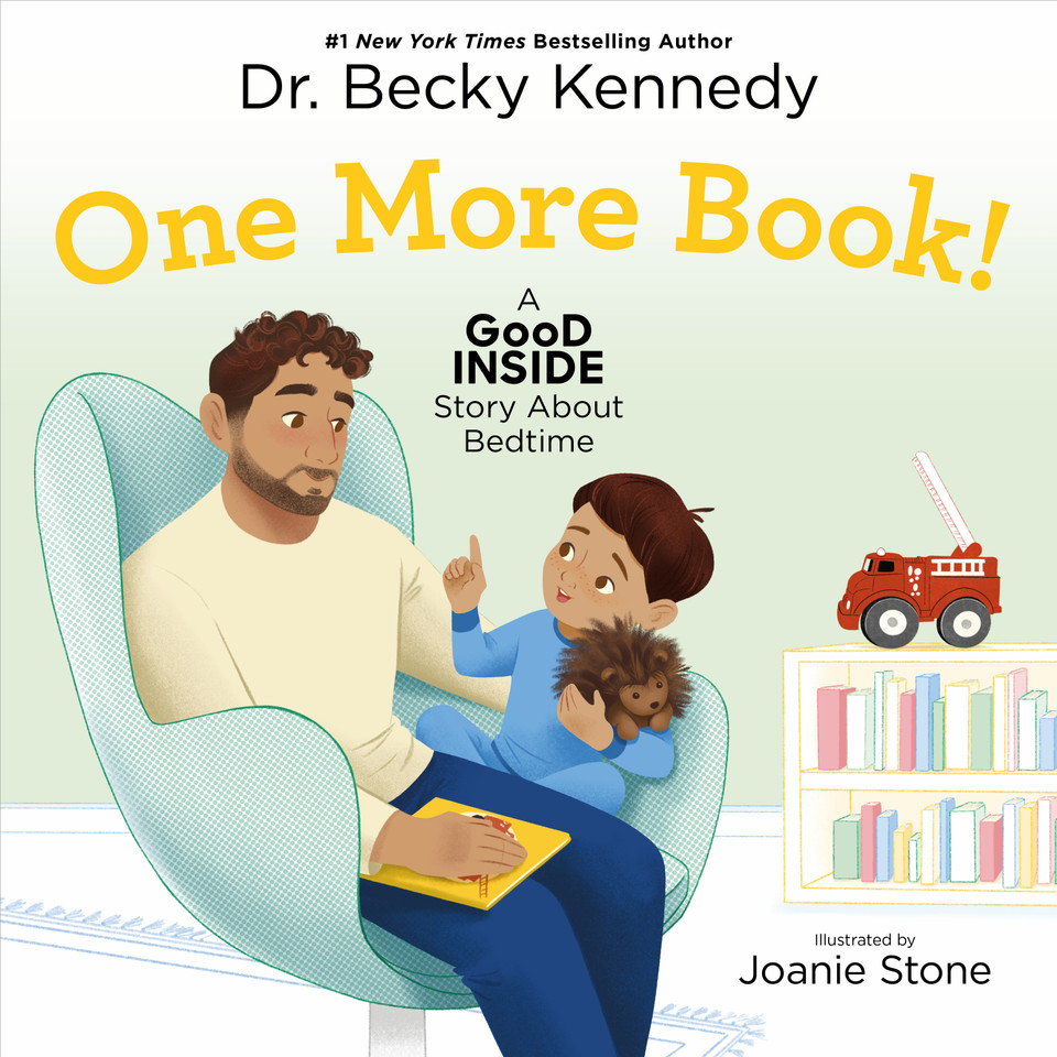 One More Book!: A Good Inside Story About Bedtime book cover by Dr. Becky Kennedy