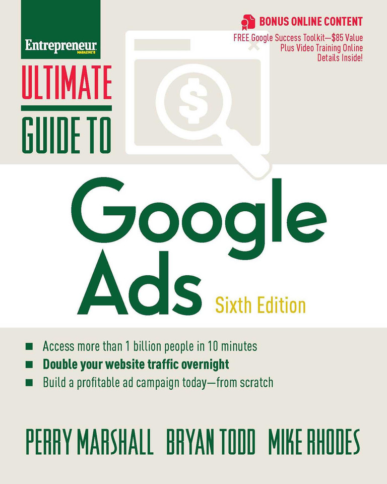 Ultimate Guide to Google Ads (Ultimate Guide) book cover by Bryan Todd, Mike Rhodes, Perry Marshall