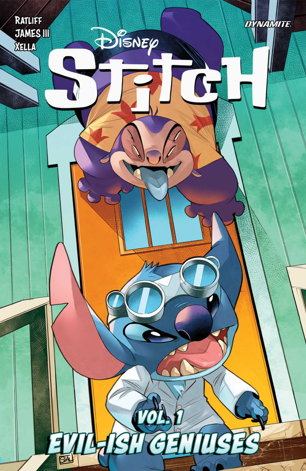 STITCH: Evil-ish Geniuses (Disney) book cover by Connor Ratliff, James Ill
