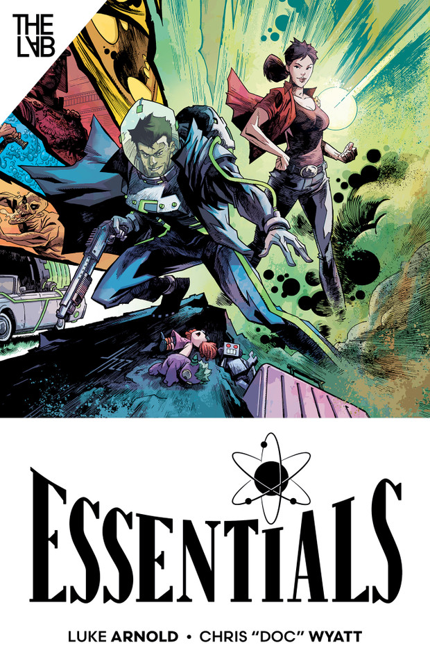 Essentials Vol. 1 (The Lab Portable Edition) book cover by Luke Arnold, Chris "Doc" Wyatt