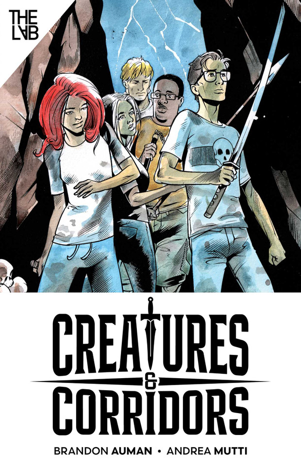 Creatures & Corridors Portable book cover by Brandon Auman