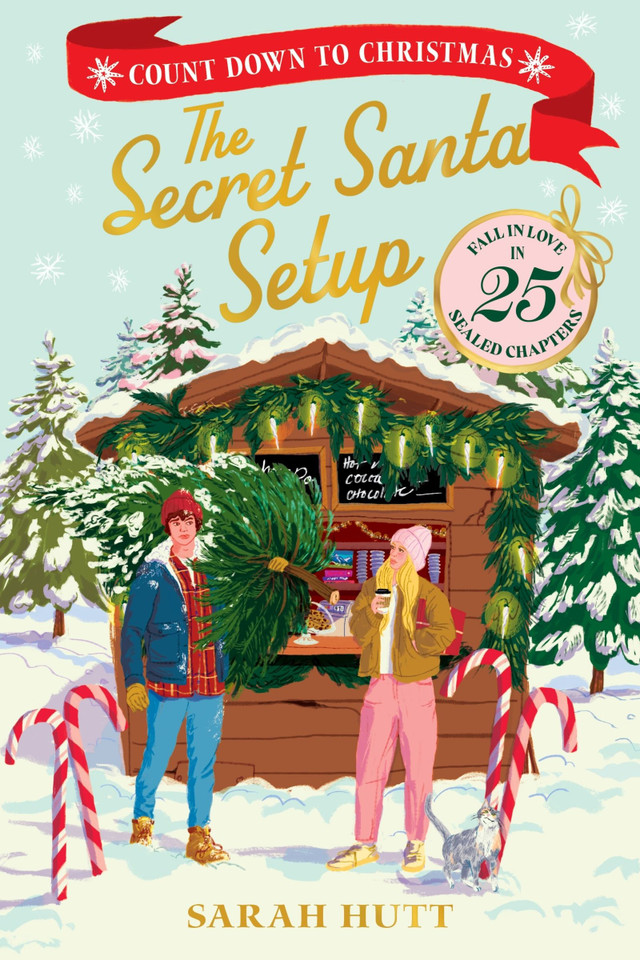 The Secret Santa Setup: Count Down to Christmas with 25 Sealed Chapters book cover by Sarah Hutt