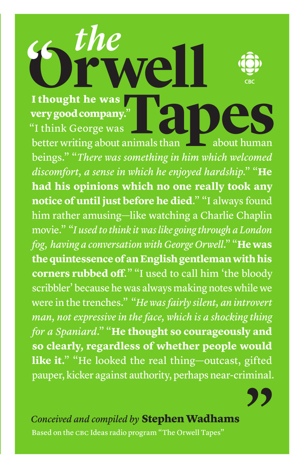 The Orwell Tapes book cover by Stephen  Wadhams