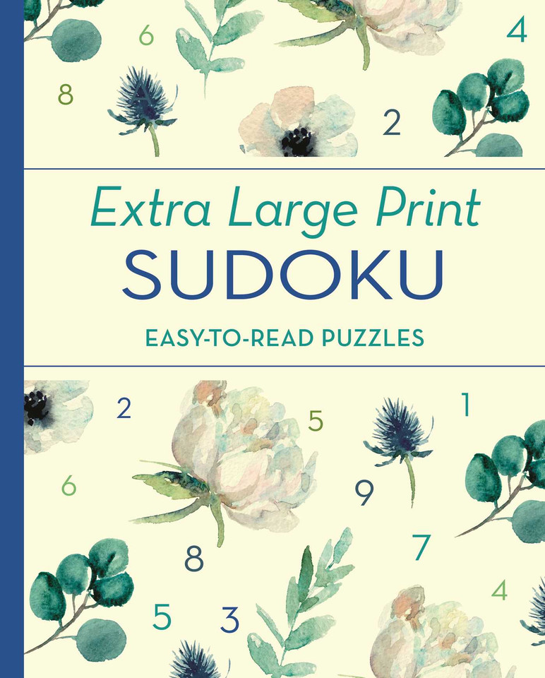 Extra Large Print Sudoku: Easy-to-Read Puzzles (Elegant Extra Large Print Puzzles) book cover by Eric Saunders