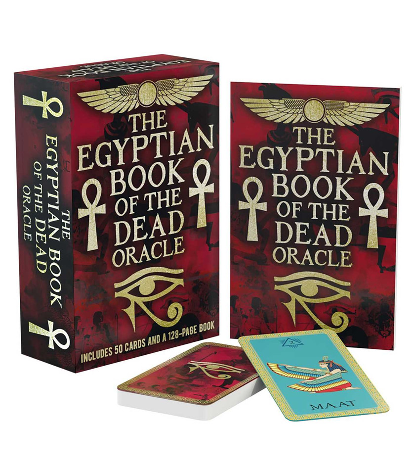 The Egyptian Book of the Dead Oracle: Includes 50 Cards and a 128-page Book (Sirius Oracle Kits) book cover by Marie Bruce