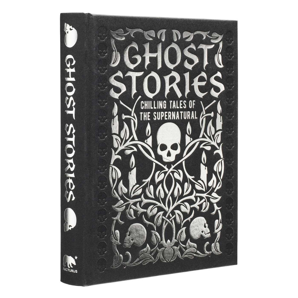 Ghost Stories: Chilling Tales of the Supernatural (Arcturus Gilded Classics) book cover by Guy de Maupassant, Joseph Sheridan Le Fanu, William Hope Hodgson, Montague Rhodes James, Edgar Allan Poe, Edith Wharton