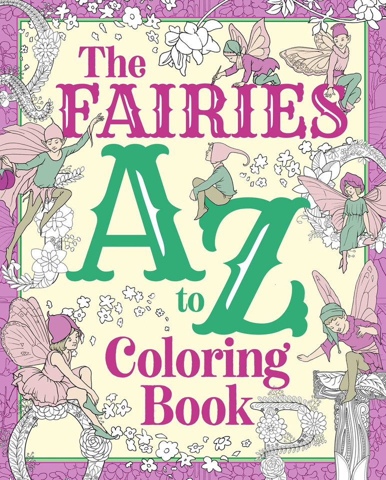 The Fairies A to Z Coloring Book (Sirius Creative Coloring) book cover by Tansy Willow