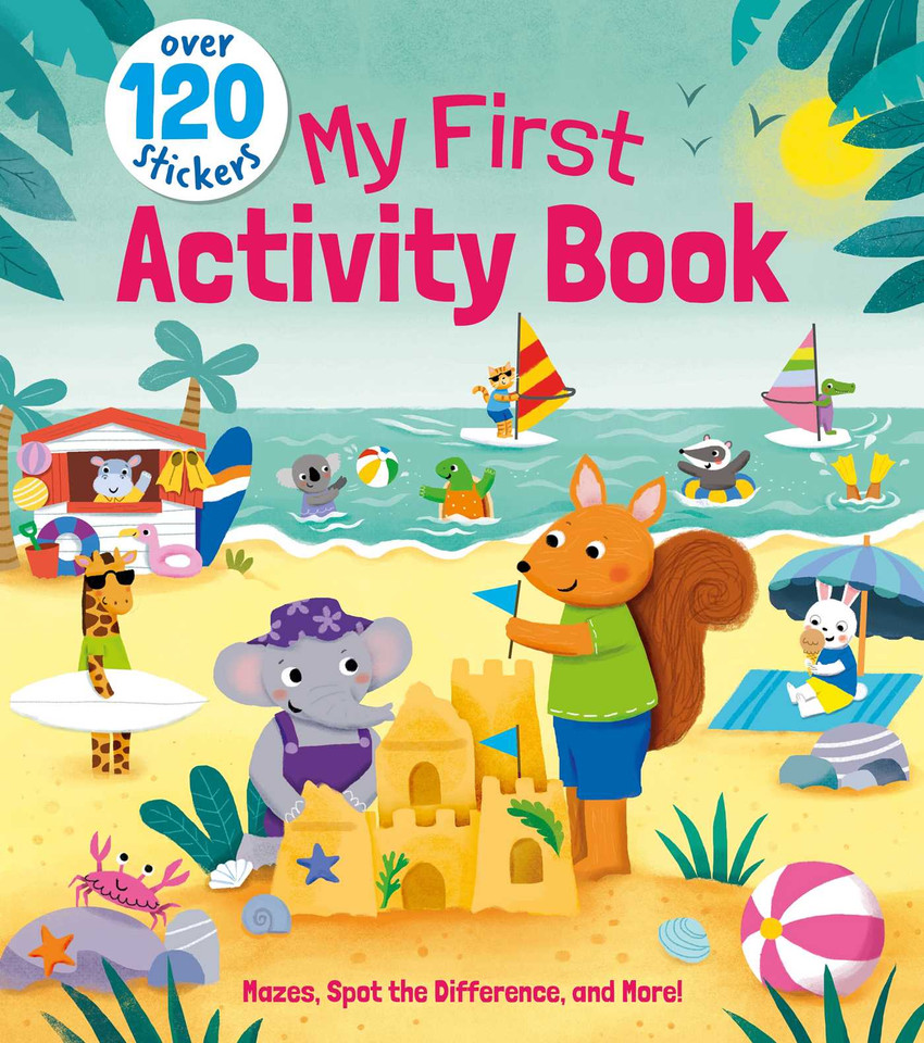 My First Activity Book: Mazes, Spot the Difference, and More! - Over 120 Stickers book cover by Regan
