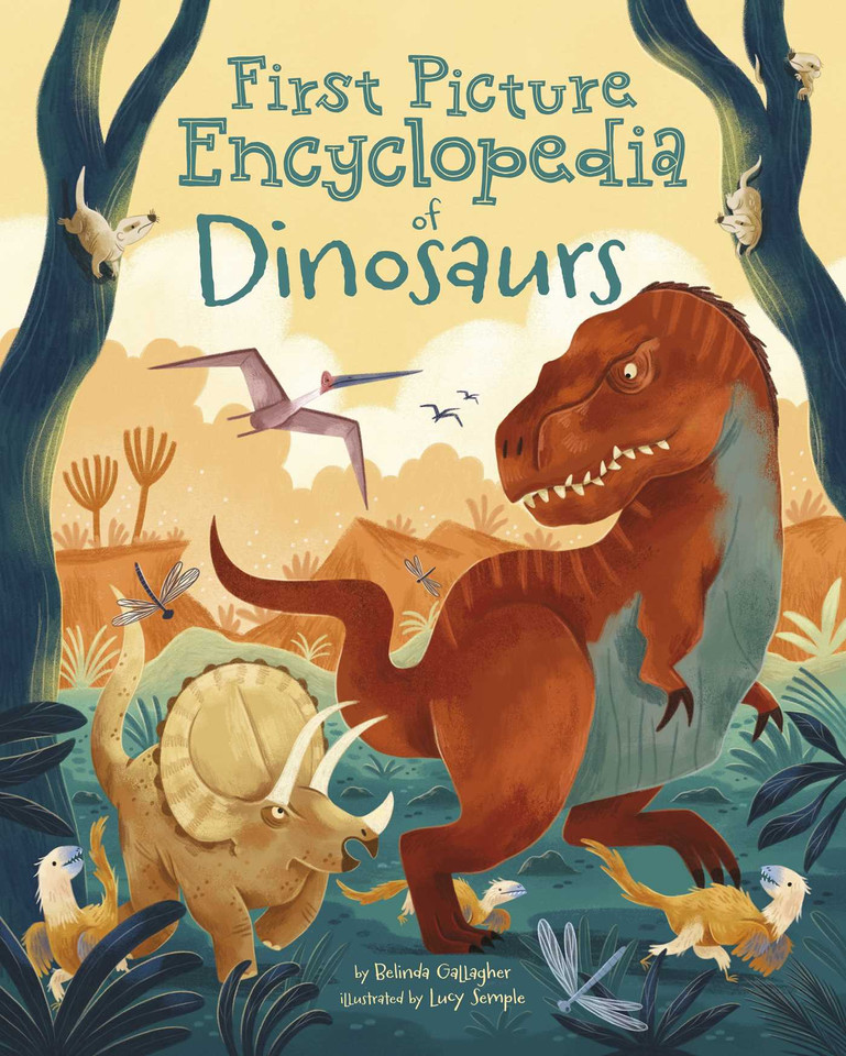 First Picture Encyclopedia of Dinosaurs book cover by Gallagher