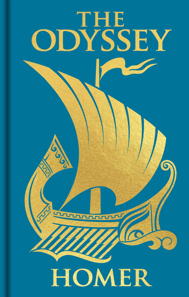 The Odyssey: Gilded Pocket Edition (Arcturus Ornate Classics) book cover by Homer