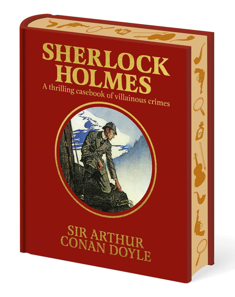 Sherlock Holmes: Sprayed Edge Gift Edition (Arcturus Decorative Classics) book cover by Arthur Conan Doyle