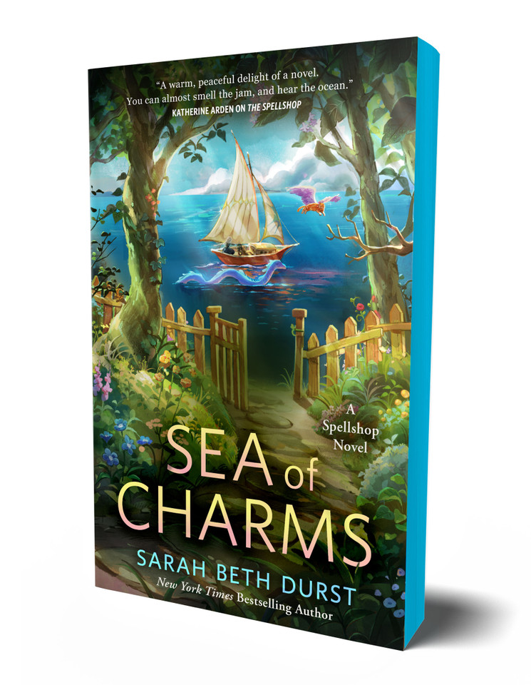 Sea of Charms: A Spellshop Novel book cover by Sarah Beth Durst