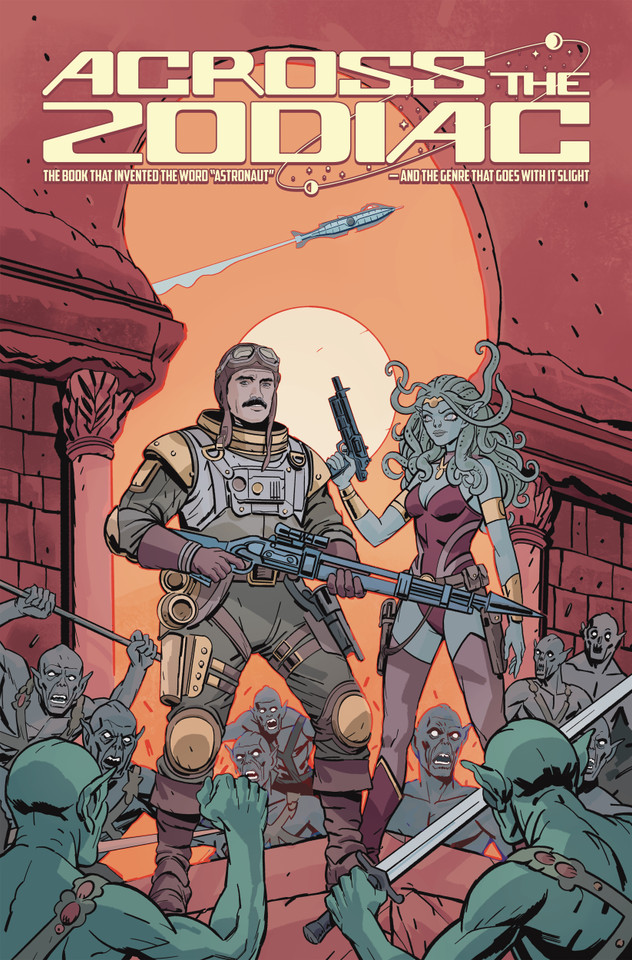 Across The Zodiac book cover by Giorgio Pontrelli