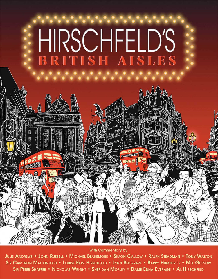 Hirschfeld's British Aisles (Applause Books) book cover by Al Hirschfeld